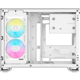 Corsair Carcasa PC Carcasa CORSAIR iCUE LINK 2500X CC-9011268-WW | Micro ATX, Dual Chamber, RGB, Alb