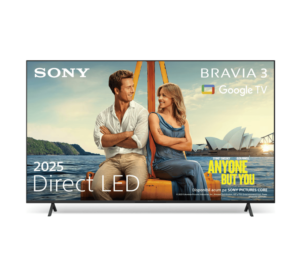 Sony Televizor Sony BRAVIA 3 LED 50S39, 126 cm, Smart Google TV, 4K, Clasa E