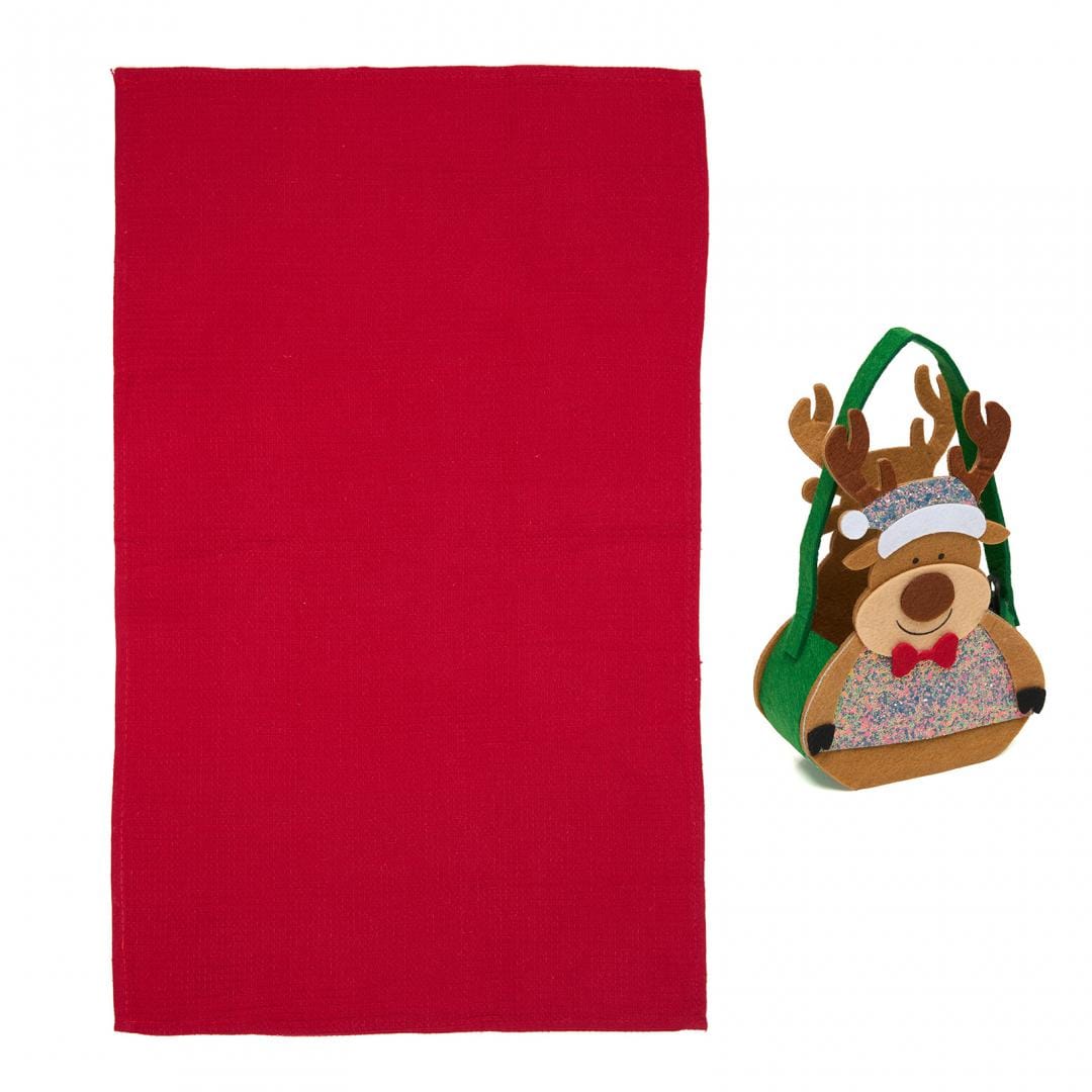 Heinner Set ustensile de bucatarie Prosop de Bucatarie Heinner HR-TWLBAG-XMS2 | Cu Gentuta, Design Craciun