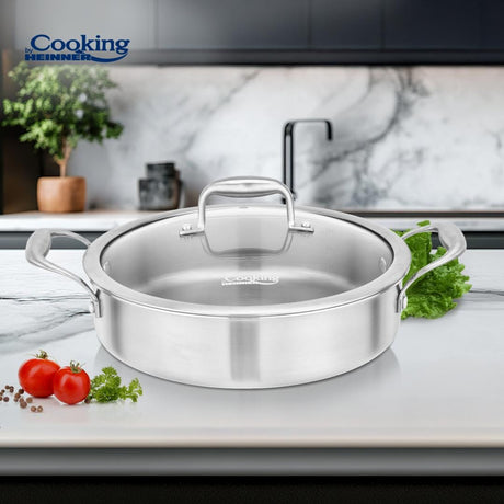 Heinner Cratita Cratita Heinner HR-MRK-3A26 | 26cm, 3.5L, Inox, Capac Sticla