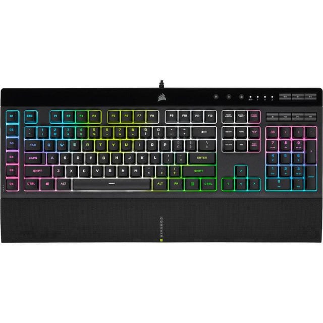 Corsair Tastatura Tastatura Gaming Corsair K55 RGB PRO CH-9226765-NA | Rubber Dome, RGB, USB 2.0, Negru