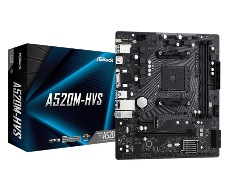 ASROCK Placa de bază ASRock A520M-HVS AM4