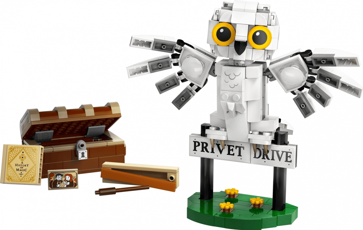 Lego Jucării Set Constructie LEGO Harry Potter 76425 | Hedwig pe Privet Drive Nr. 4