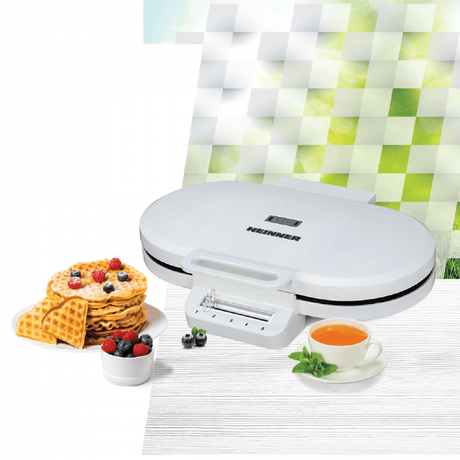 Heinner Aparat de facut gofre Aparat De Facut Gofre Heinner HWF-F14002WH | 1400W, Alb