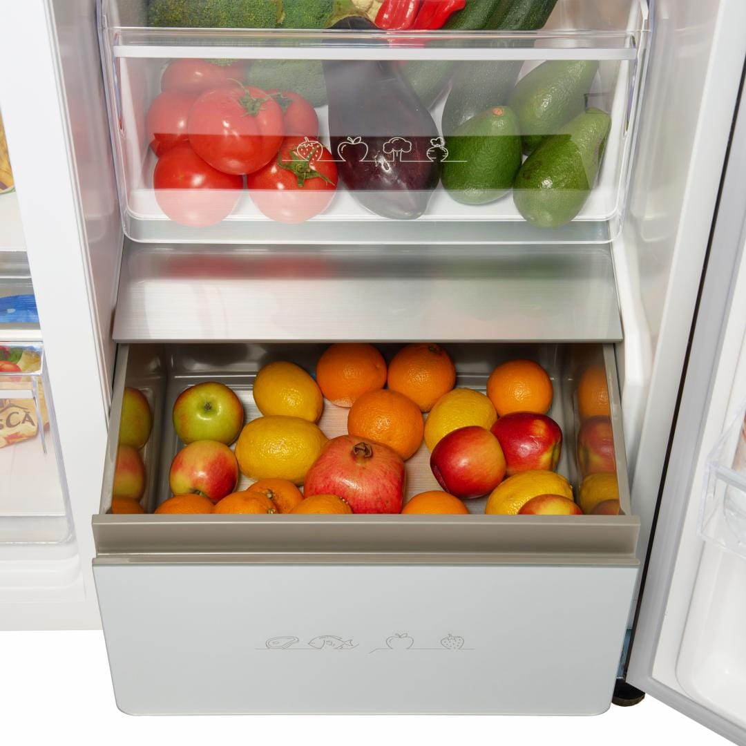 Heinner Side by side Side by Side Heinner HSBS-HM592NFDXWDE++ | 592L, No Frost, Clasa E, Inox, 90x73x177cm