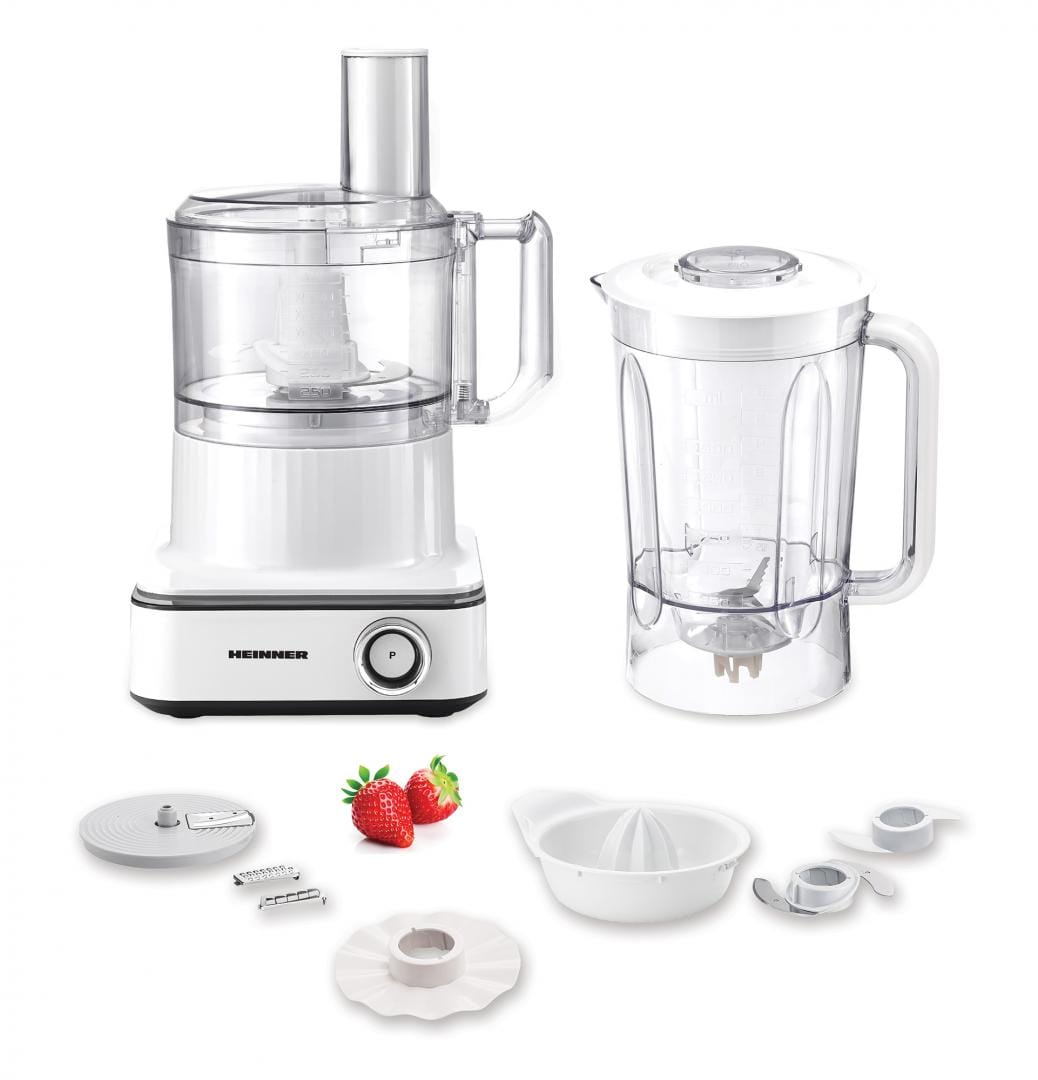 Heinner Robot de bucatarie Robot de Bucatarie Heinner FineGourmet HFP-K1000WP | 1000W, 5L, 8 Viteze, Alb