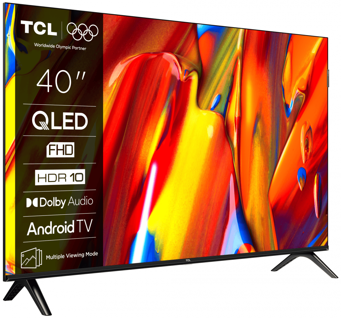 TCL Televizoare Televizor TCL QLED 40V5C | 100 cm, Smart Google TV, Full HD, (Model 2025)