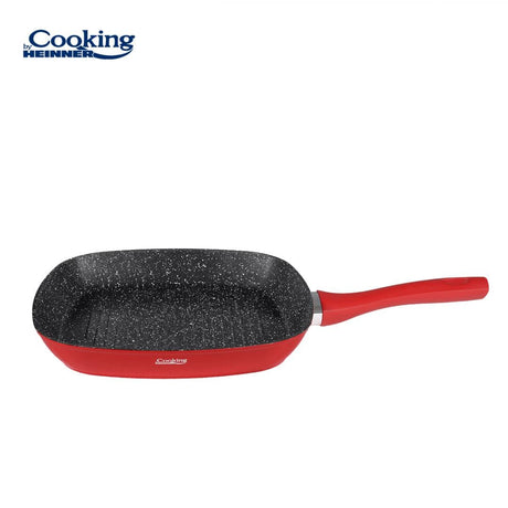 Heinner Tigaie Tigaie Grill Heinner HR-BET-ED28 | 28cm, Aluminiu Forjat, Red Stone