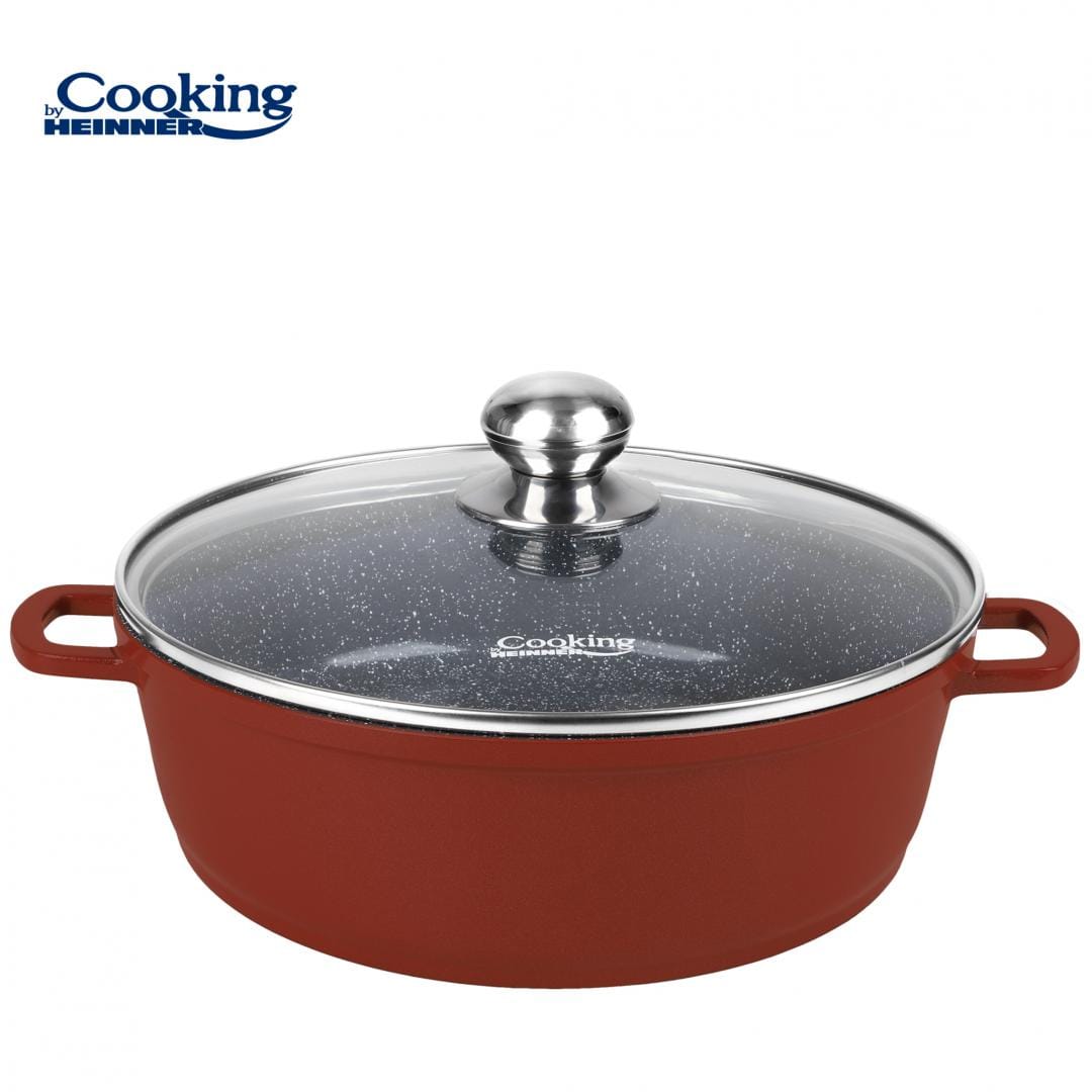 Heinner Cratita Cratita Heinner HR-JLG-J36JCR | 36cm, 8.8L, Aluminiu, Capac Inclus