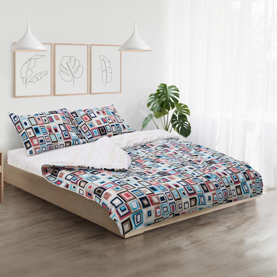 Heinner Lenjerie de pat Lenjerie de Pat Heinner HR-4BED-132-LUIS | Dubla, 100% Bumbac, 4 Piese