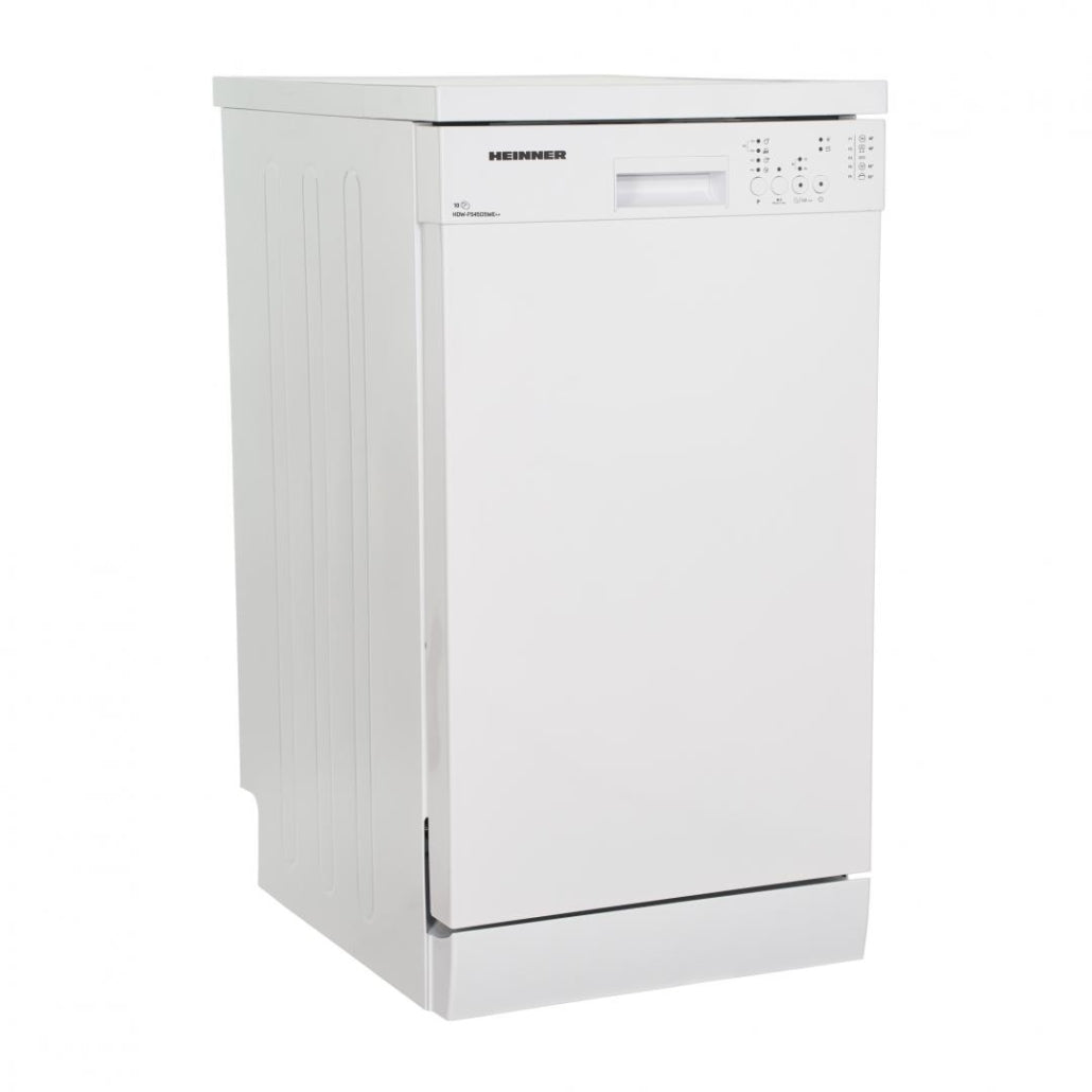 [RESIGILAT] Masina de spalat vase Heinner HDW-FS4505WE++ | 10 Seturi, 45cm, A++, Alb, 44.8x59.8x85cm