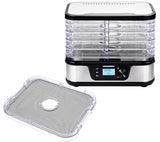 Heinner Deshidrator Deshidrator Heinner HFD-K380DSS | 380W, 5 Tavi, Display Digital, Inox