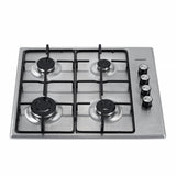 Heinner Plita incorporabila Plita Incorporabila Heinner HBH-S584I-IX | 58cm, 4 Arzatoare, Gaz, Inox, 58x51x10cm