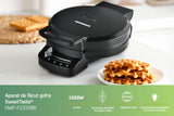 Heinner Aparat de facut gofre Aparat De Facut Gofre Heinner HWF-F1200BK | 1200W, Placi Antiaderente, Negru