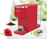 Heinner Espressor manual Espressor cu Capsule Heinner HEMC-DD15RED | 19 bar, Rosu