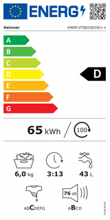 MASINA DE SPALAT RUFE HEINNER HWM-VT0610CHD++