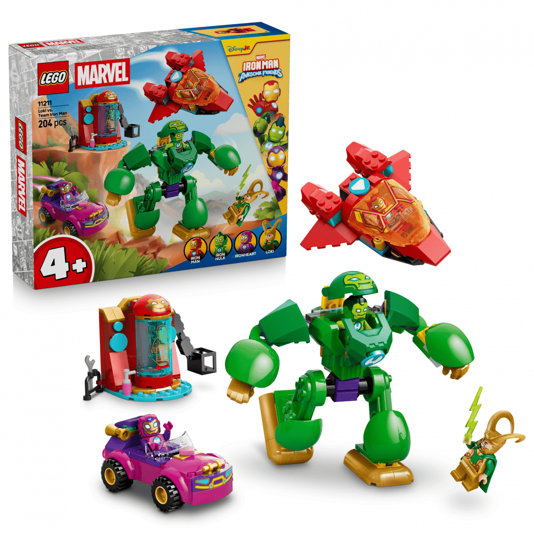 Lego Jucării Set Constructie LEGO Marvel 11211 | Loki vs Echipa lui Iron Man