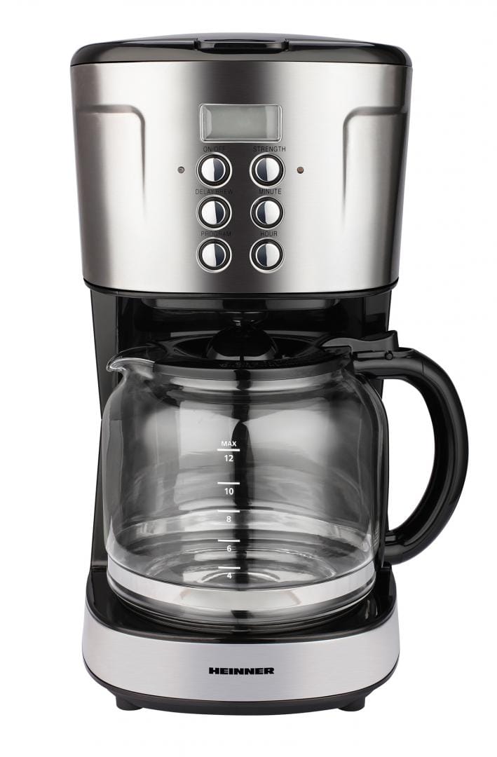 Heinner Cafetiera Cafetiera Heinner HCM-D915BKS | Digitala, 900W, 1.5L, Negru/Inox