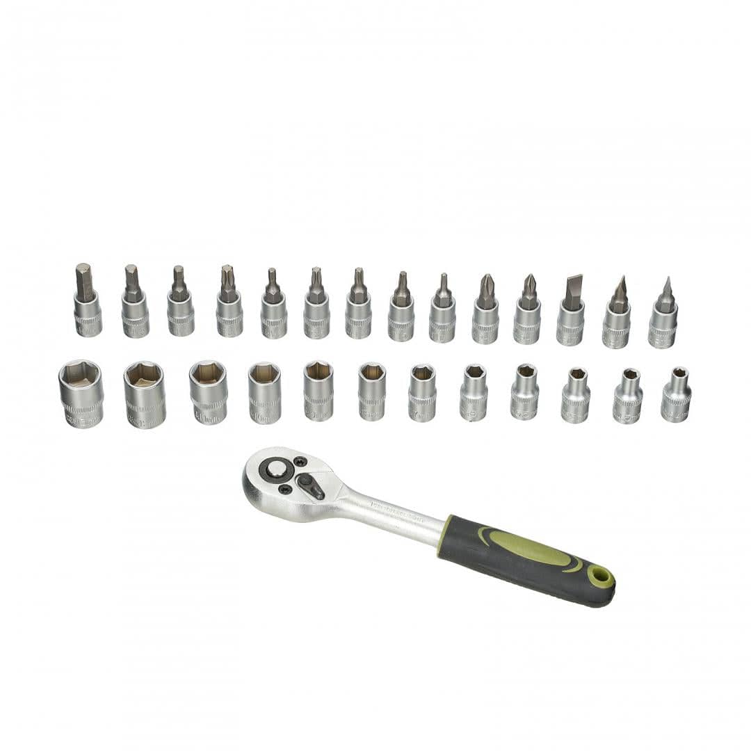 Heinner Set scule Set Scule Heinner CTSM020 | 27 Piese, 1/4", CR-V