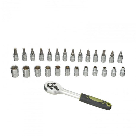 Heinner Set scule Set Scule Heinner CTSM020 | 27 Piese, 1/4", CR-V