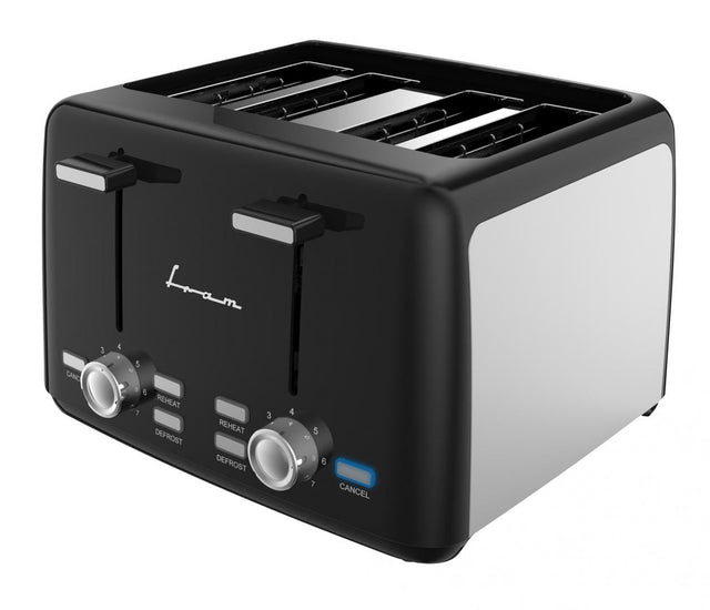 Fram Prajitor de paine Prajitor de Paine FRAM FTP-1574SSBK | 2 Felii, 850W, Inox