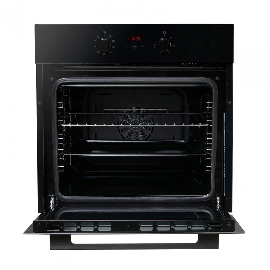 Heinner Cuptor incorporabil Cuptor Incorporabil Heinner HBO-V659GCDRC-GBK | 65L, Gaz, Grill Electric, Negru, 59.5x55x59.5cm