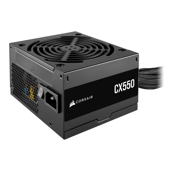 Corsair Sursa alimentare Sursa Corsair CX550 | Putere 550 W | 80+ Bronze | Ventilatie 1 x 120mm | Dimensiune 125 x 150 x 86 mm