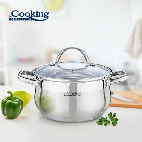 Heinner Oala Oala Inox Heinner HR-MSF-036 | 3.6L, 20cm, Cu Capac, Seria Amira