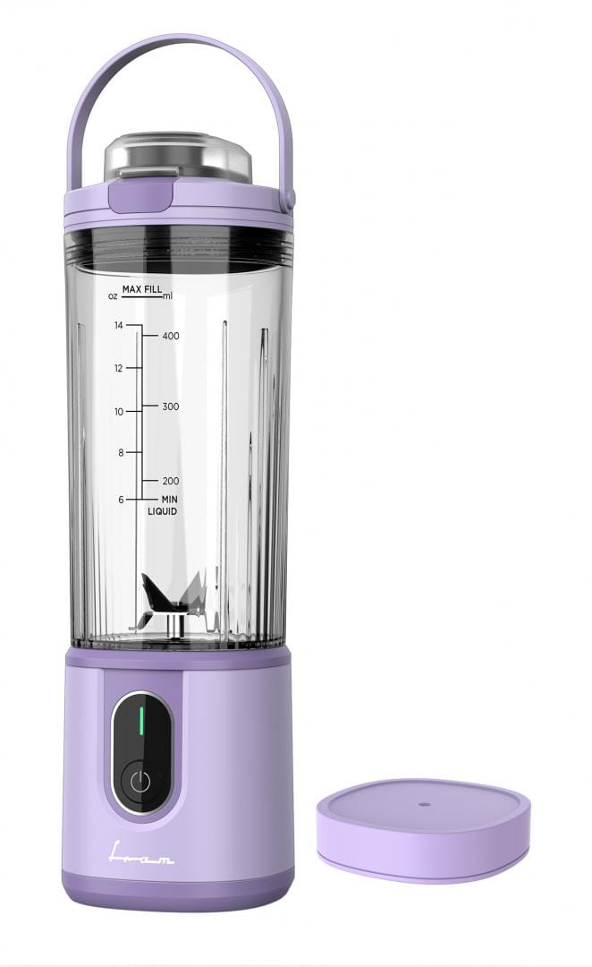 Fram Blender Blender Portabil Fram FBP-P74PP | 400ml, Acumulator 7.4V, Lame Inox, Mov
