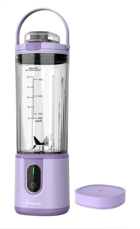 Fram Blender Blender Portabil Fram FBP-P74PP | 400ml, Acumulator 7.4V, Lame Inox, Mov