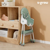 Scaun de Masa 2 în 1, Pliabil, Verde, U-grow