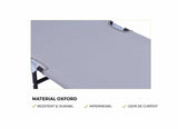 Heinner Sezlong Sezlong Heinner DSZP012 | 186x55x24cm, Cu Parasolar, Gri