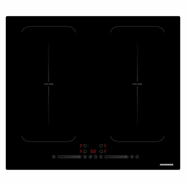 Heinner Plita incorporabila Plita Incorporabila Heinner HBHI-M4ZB2FXTC | 4 Zone, Mixta Gaz + Inductie, 59x52cm