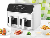 Heinner Air Fryer Air Fryer Heinner HAF-H8DB17WH | Dubla, 8L, 2x2000W, Alb