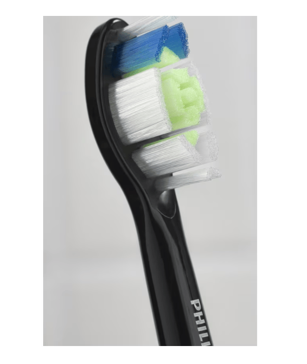 Philips Perie Capete Periere Philips Sonicare HX6064/88 | Optimal White, 4 buc, BrushSync, Negru