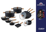 Heinner Tigaie Tigaie Wok Heinner HR-SNT-WC20 | 20cm, Cu Capac, Samurai Gourmet