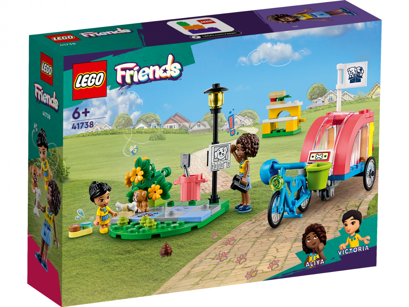 Bicicleta Pt.salvarea Cainilor, LEGO41738