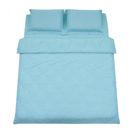 Heinner Lenjerie de pat Lenjerie Pat KS Heinner HR-4KSBED-TFBLUE | Broderie, Tuffata Blue