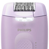 Philips Epilator Epilator Philips BRE257/00 | 2 Viteze, Cap Lavabil, 4 Accesorii, Lila
