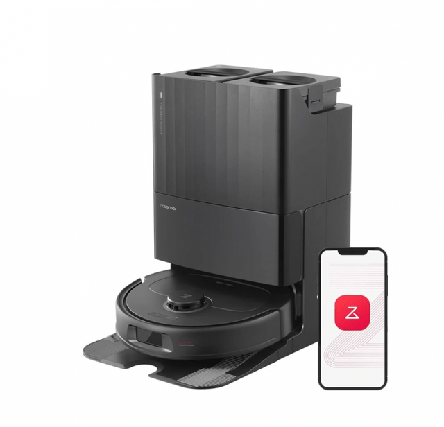Roborock Aspirator robot Robot Aspirator Roborock QRevo Plus QRPS52-00 | 5500Pa, Auto-Golire, Navigatie Laser, Negru