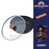 Heinner Tigaie Tigaie Wok Heinner HR-SNT-WC24 | 24 cm, Cu Capac, Samurai Gourmet