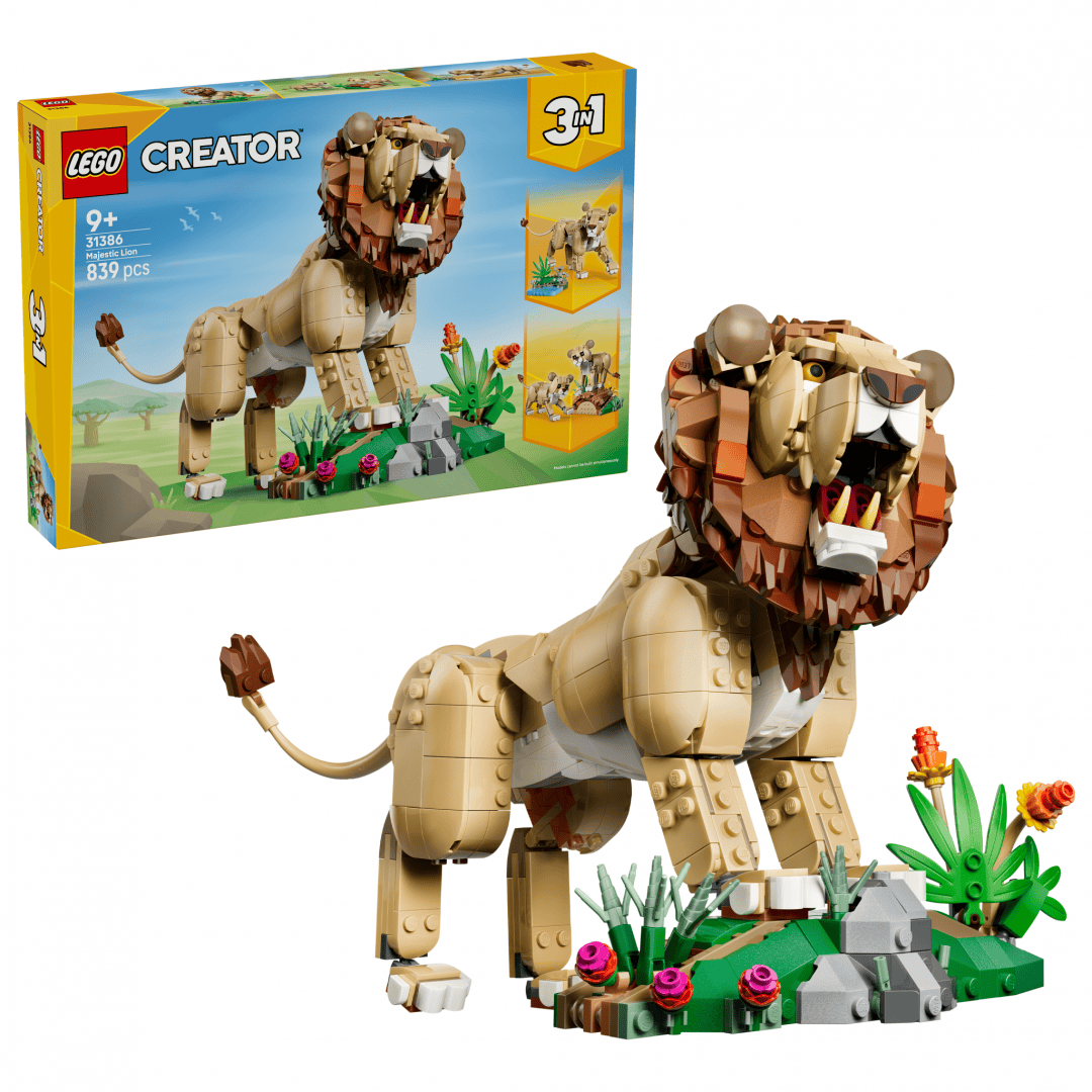 Lego Jucării Set Constructie LEGO 31386 | Animale Salbatice: Leu Maiestuos
