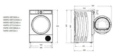 Uscator de rufe cu pompa de caldura Heinner HHPD-V7T1CHA++