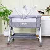 Patut 2 în 1 Co-sleeper cu Functie de Leagan, U-grow