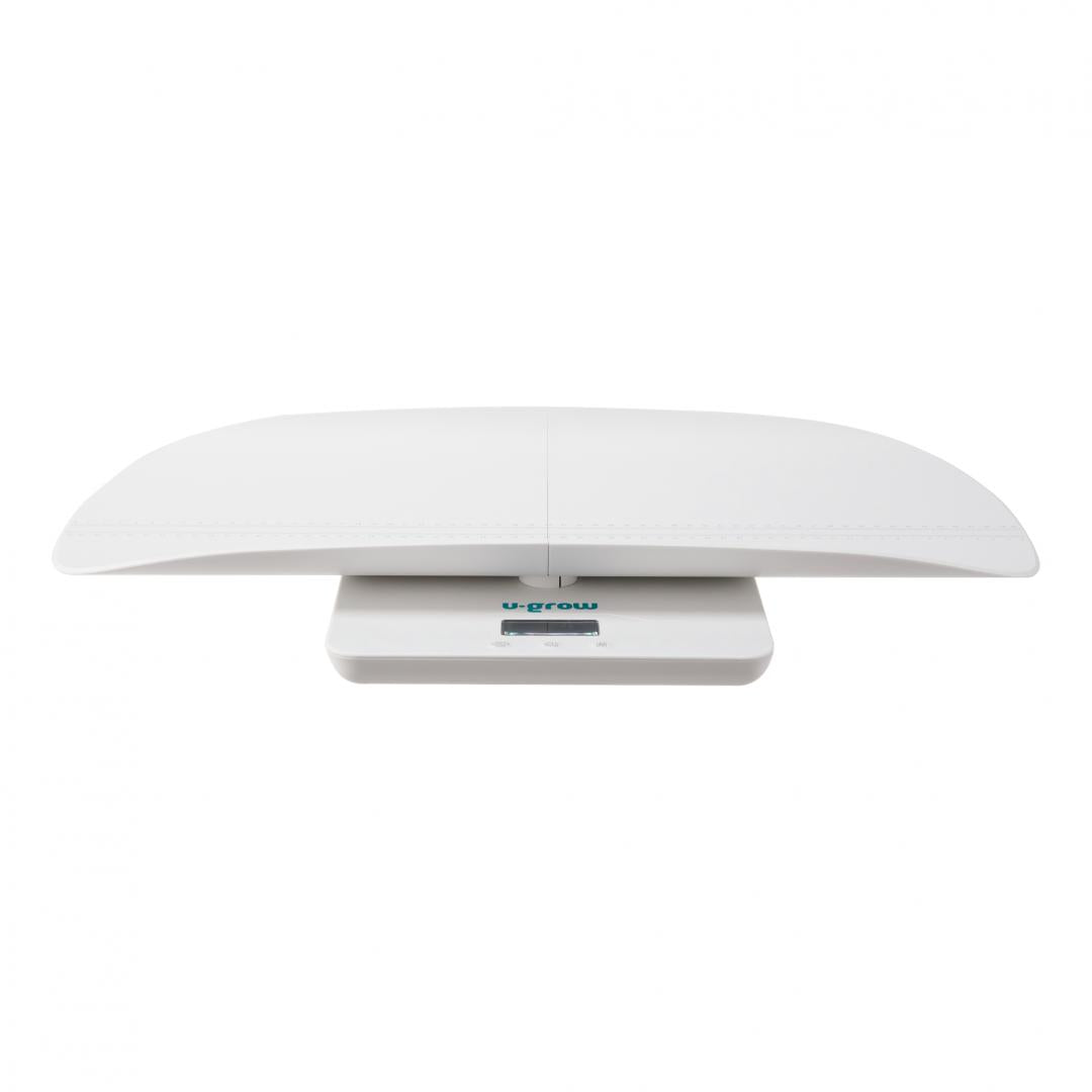 Cantar Digital Corporal 2IN1 pentru Bebe și Mama, U-grow, Display LED, Blueetoth, Auto Off, Functie Tara, 100kg, Alb