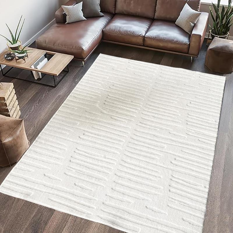 Heinner Covor Covor Heinner HR-OLVRUG200-CRM | 200x300cm, Model Relief Oliver, Crem