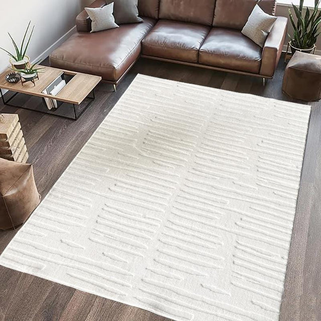 Heinner Covor Covor Heinner HR-OLVRUG200-CRM | 200x300cm, Model Relief Oliver, Crem