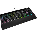 Corsair Tastatura Tastatura Gaming Corsair K55 RGB PRO CH-9226765-NA | Rubber Dome, RGB, USB 2.0, Negru