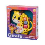 Jucarie Girafa cu Lumini și Sunete, Diverse Culori, Momki