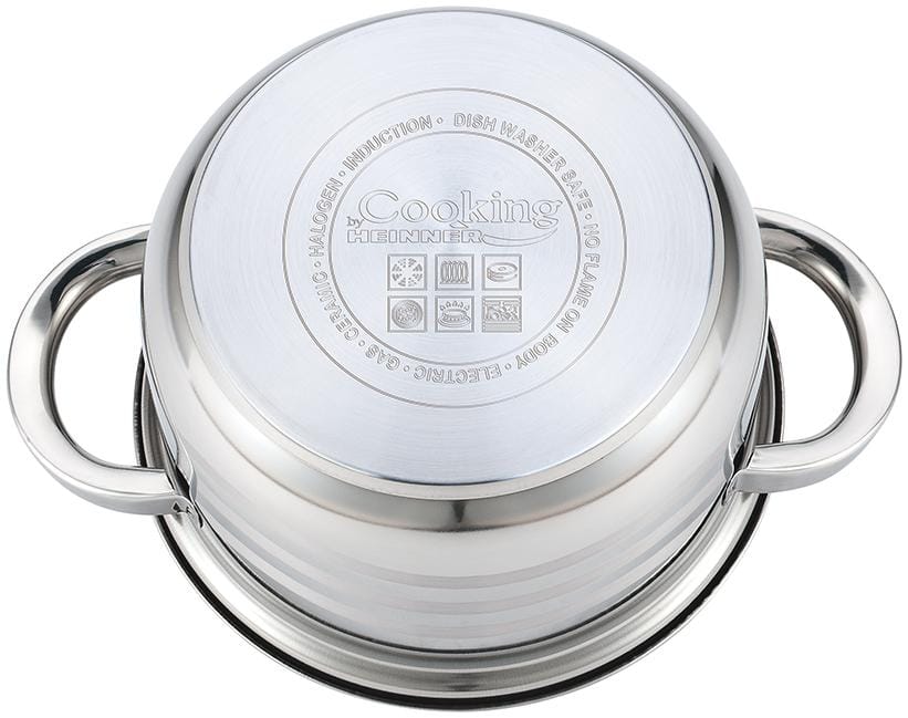Heinner Oala Oala Cooking By Heinner HR-HJ-025 | 18cm, 2.5L, Inox, Capac Inclus